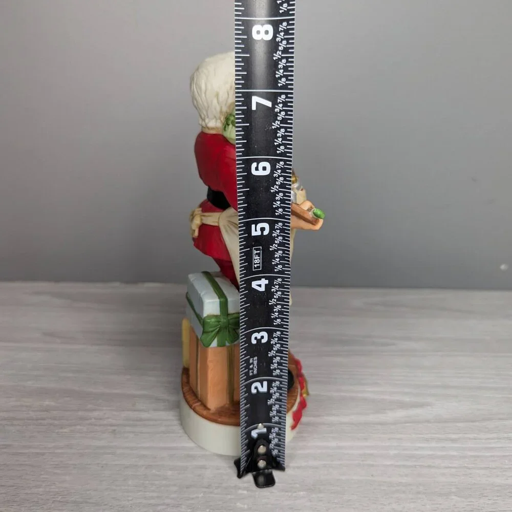 Vintage HOMCO Santa's Toy Shop Workshop Painting Toys Figurine #5500 7.5